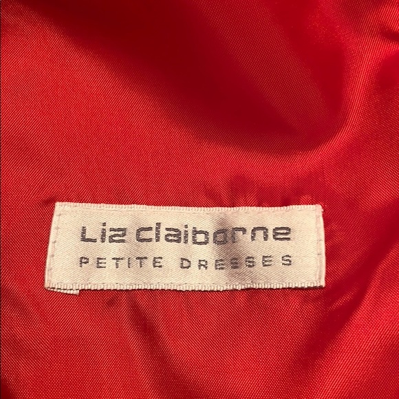 Liz Claiborne Ruby Red Tailored Dress - Picture 7 of 8